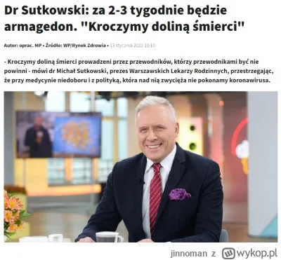 jinnoman - @Antibambino:

Może on przepowiadał wojne na Ukrainie. Jednak dobry był z ...