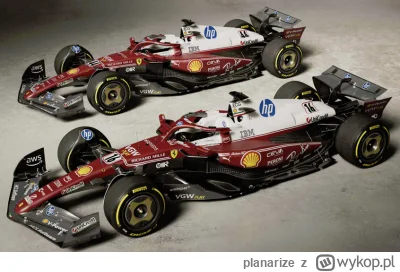 planarize - #f1 Ferrari zrobiło biało-czerwone malowanie na cześć Kubicy: