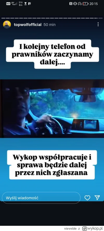 vieveble - #sebcel
Białek osobiście jedzie zgłosić sprawę do prokuratury że śmiejemy ...