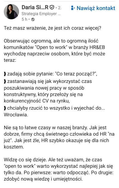 Dzwiekoszczelny - Tez to zauwazylem, ze bardzo duzo ludzi z hr czy z kadr ma #opentow...