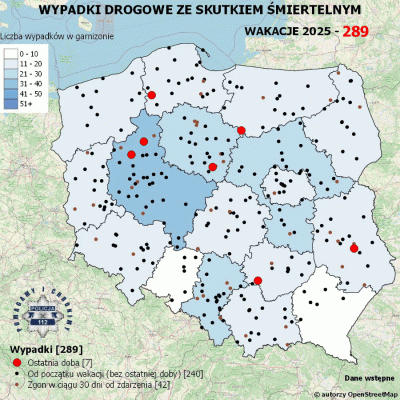 Salido - Minął 60. (z 66) dzień wakacji. 

W ciągu ostatniej doby miało miejsce 7 wyp...