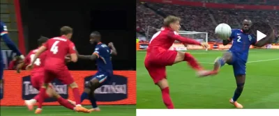 makaroniiiiiiii - Ten terrorysta z gwizdkiem powinien sędziować u18 conajwyżej #mecz