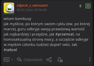 Technick20 - #sebcel 

Z racji, że memtor nie dostarczył dzisiaj żadnej wartości, pon...