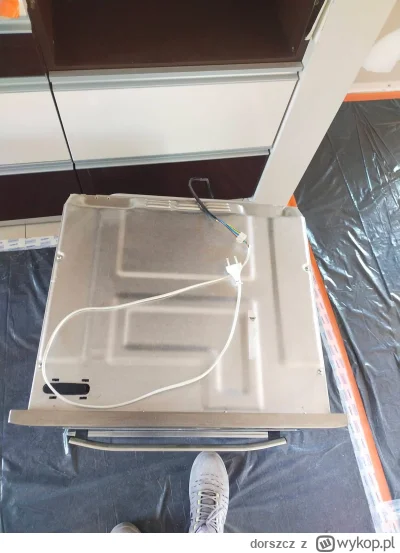 dorszcz - Remontuje kuchnie i chcialem sie pochwalic. 
Nie mialem grubego kabla to ta...