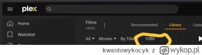 kwantowykocyk - #plex #torrent
Patrzę dziś a w bibliotece mam full hd filmów juz