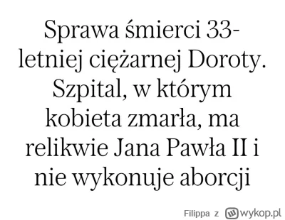 Filippa - Polska w XXI wieku.
Dlaczego mnie to nie dziwi?
Wielcy obrońcy moralności i...