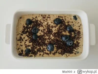 Mia900 - Robię se pieczoną owsiankę na śniadanie 
#gotujzwykopem #sniadanie #mikrokok...