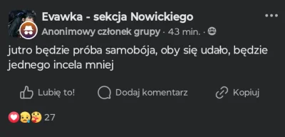 c.....z - Mam nadzieję, że to nie żaden z was chłopaki 
#przegryw