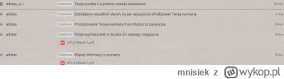 mnisiek - @worm_nimda
Mam jeszcze mail'e z działu obsługi klienta