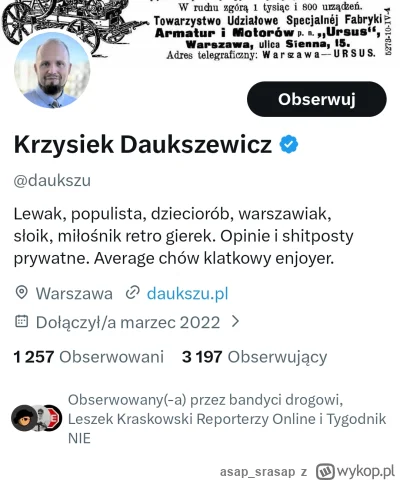 asap_srasap - @blaszkeN sprawdź sobie profil tego debila na X. Jak ktoś taki może być...
