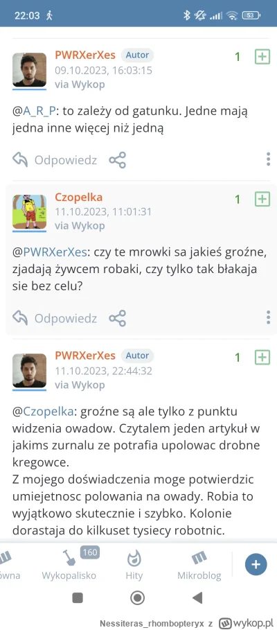 Nessiteras_rhombopteryx - @Czopelka: Ptasznik przeżył właśnie ;p
Może mylnie interpre...