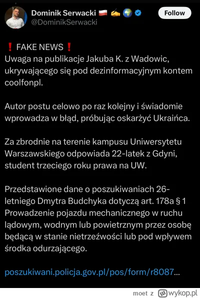 moet - @Bananada: nie każdy ma czas weryfikować dane.

Tu kolejna nitka: