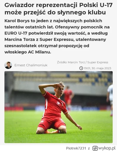 Piotrek7231 - #mecz #seriea #acmilan #transfery 
Może paru się wyratuje od Ekstraklas...