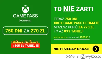 XGPpl - Dzień doberek!

Startujemy z kolejnym, tym razem wtorkowym #rozdajo! Na zwyci...