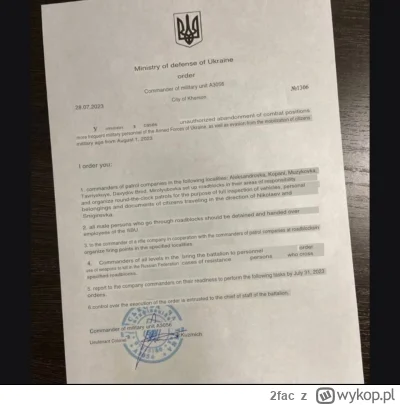2fac - Tak wygląda desperacja.

Ukraińska Gwardia Narodowa w Chersoniu otrzymała rozk...
