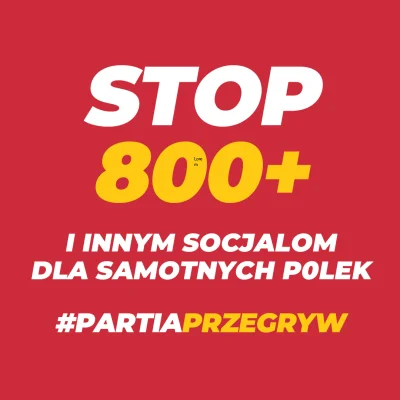 mhrok87 - #przegryw szukam ludzi do stworzenia partii politycznej - postulaty są pros...