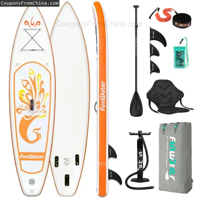 n____S - ❗ FunWater Inflatable Stand Up Paddle Board 305x78x15cm SUPTH04A [EU]
〽️ Cen...