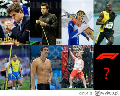 cinu4 - Ilustacja przedstawia wybranych niekwestionowanych GOATów dyscyplin sportowyc...