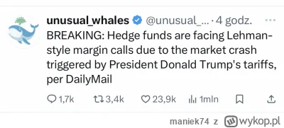 maniek74 - #gielda

Marcin dzwoni do grubasów ( ͡° ͜ʖ ͡°)