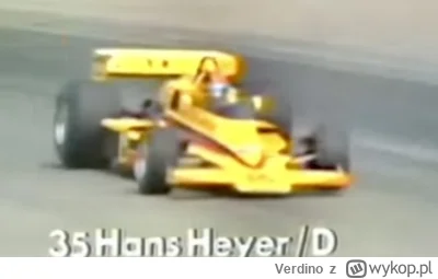 Verdino - Sezon 1977
GP HOCKENHEIM
Nazywasz się Hans Heyer
Nie kwalifikujesz się do w...
