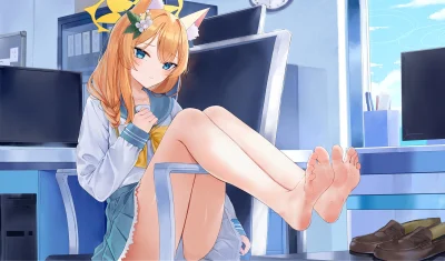 zabolek - #randomanimeshit #bluearchive #mari #anime #stopkianime