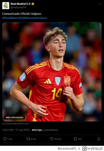 NiceshootPL - kupiony biały Hiszpan do Realu, coś niespotykanego 
#mecz #realmadryt