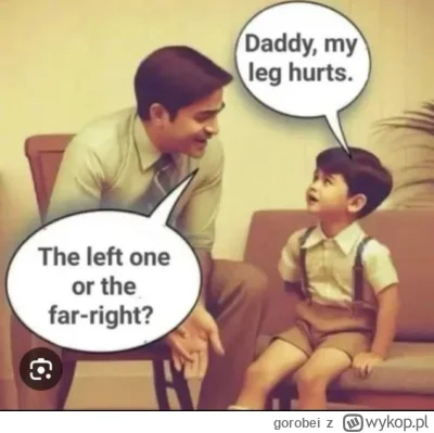 gorobei - >głosuje na skrajną prawicę

@FFleur: na prawicę, bez przymiotnika. Ja wiem...