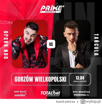 kamil-pietras - Zasady walk na Prime 8

Bagieta vs Daro Lew
K1, Duże Rękawice 

Preze...