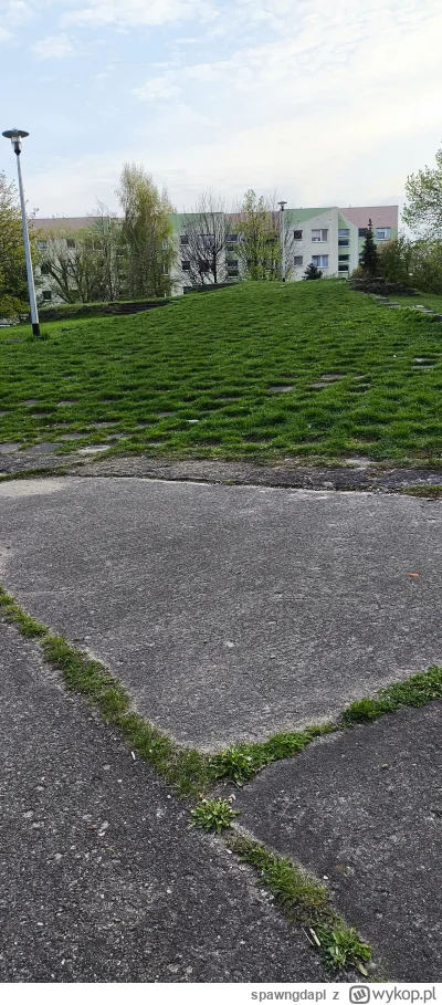 spawngdapl - @spawngdapl: Górka na zaspie. Największa znana mi ślizgawka. Zima podras...