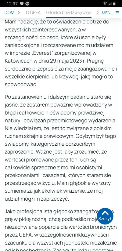 jaqqu7 - Marciniak oświadczeniem dla UEFA wrzuca Konfę i Memcene pod pociąg, praktycz...