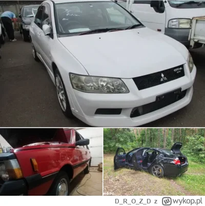 DROZD - To jest post o tym co schodzi na pniu:
1) Mitsubishi Lancer Evolution - 59 99...