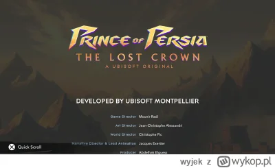 wyjek - Właśnie ukończyłem Prince of Persia: The Lost Crown, świetna giera #gry #ps5 ...