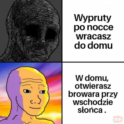 kapazgon - Normalnie o tej godzinie bym wstała ale nie, w januszexie kończy się nockę...