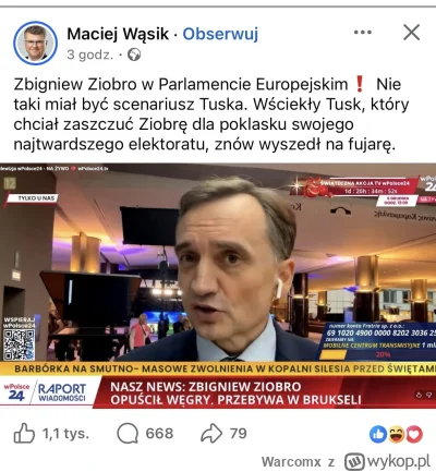 Warcomx - Najpierw Batyr odwołuję wizytę u Orbana, a następnie Zero ucieka od bratank...
