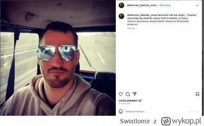 Swiatlomir - A tu Krystek zapieprzający lewym pasem i robiący sobie selfiki (w okular...