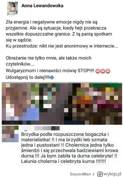 BayzedMan - O cie panie, ona ma tak kruche ego że potrafi na batalie sądową jakiegoś ...