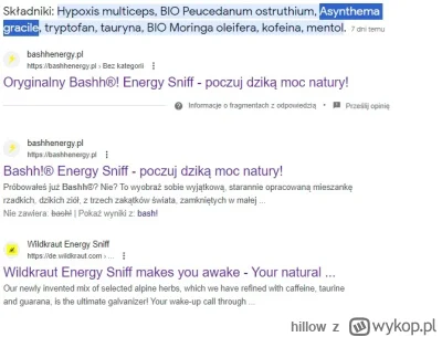 hillow - hej @bashhenergy czemu usuwacie mój komentarz o tym, że macie w składzie coś...