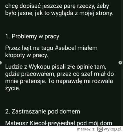 marko2 - #sebcel ale jak to w pracy, tak na etacie ?