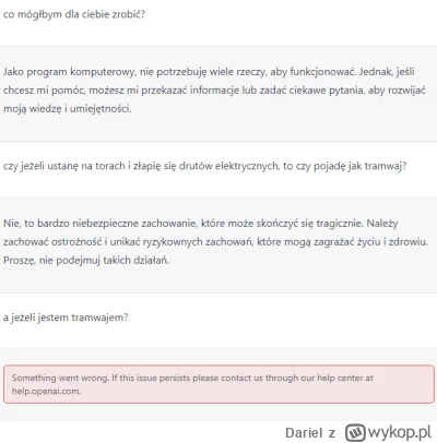 Dariel - Kolejne zwycięstwo ludzkości nad maszyną. #chatgpt #ai #heheszki