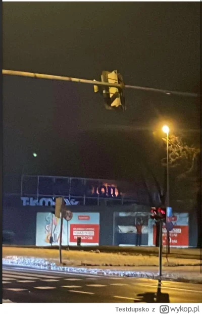 Testdupsko - #szczecin to fake? Podobno galeria molo się pali