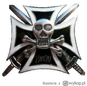 Rasteris - To wbrew pozorom jest odznaka polskiego oddziału z wojny polsko-radzieckie...
