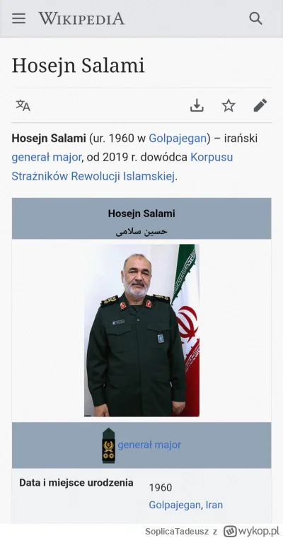 SoplicaTadeusz - #wojna #iran #bliskiwschod #heheszki 

Dobrze, że nie kabanos