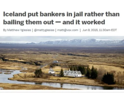osetnik - Iceland Put Bankers in Jail Rather Than Bailing Them Out - And It Worked