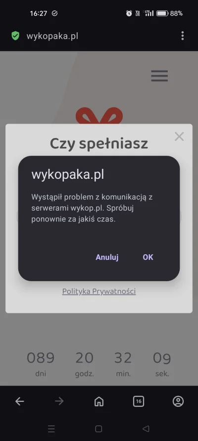 Paputka - Nie da się sprawdzić czy spełniam wymagania #wykopaka