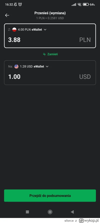 sforce - #gielda gdzie jest haczyk? Kurs wymiany jak na walutomacie...