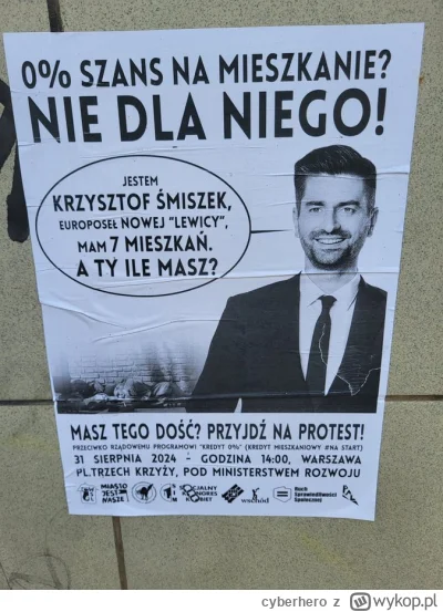 cyberhero - #nieruchomosci
Już 31 sierpnia o godzinie 14:00 odbędą się protesty przec...