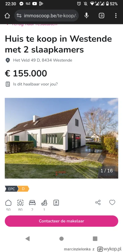 marcinzielonka - Za cenę mieszkania w Polskim mieście można mieć dom 80m2 w Belgi pra...