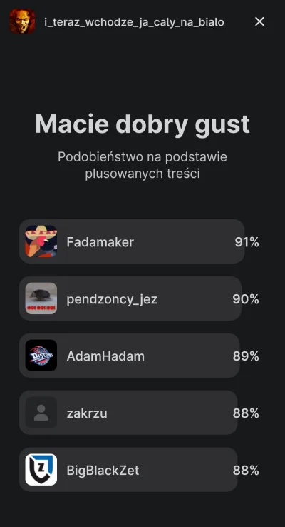 iterazwchodzejacalynabialo - Panowie, jakieś wspólne piwo?
@Fadamaker @pendzoncy_jez ...