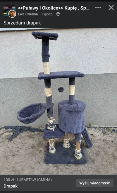 anoysath - Słuchajcie drapak dla kota jest po taniości 

#koty #c-------y #koty