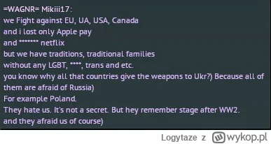 Logytaze - @AzazulPazuzu: Pojawił się polski wątek.

A tak w ogóle potem coś gadał, ż...